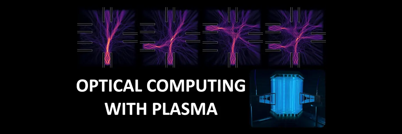 optical computing with plasma video
