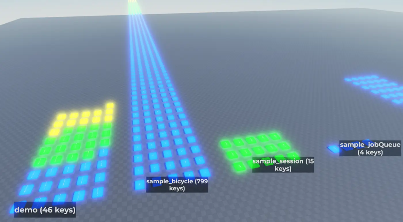 show hn visualize your redis db in roblox