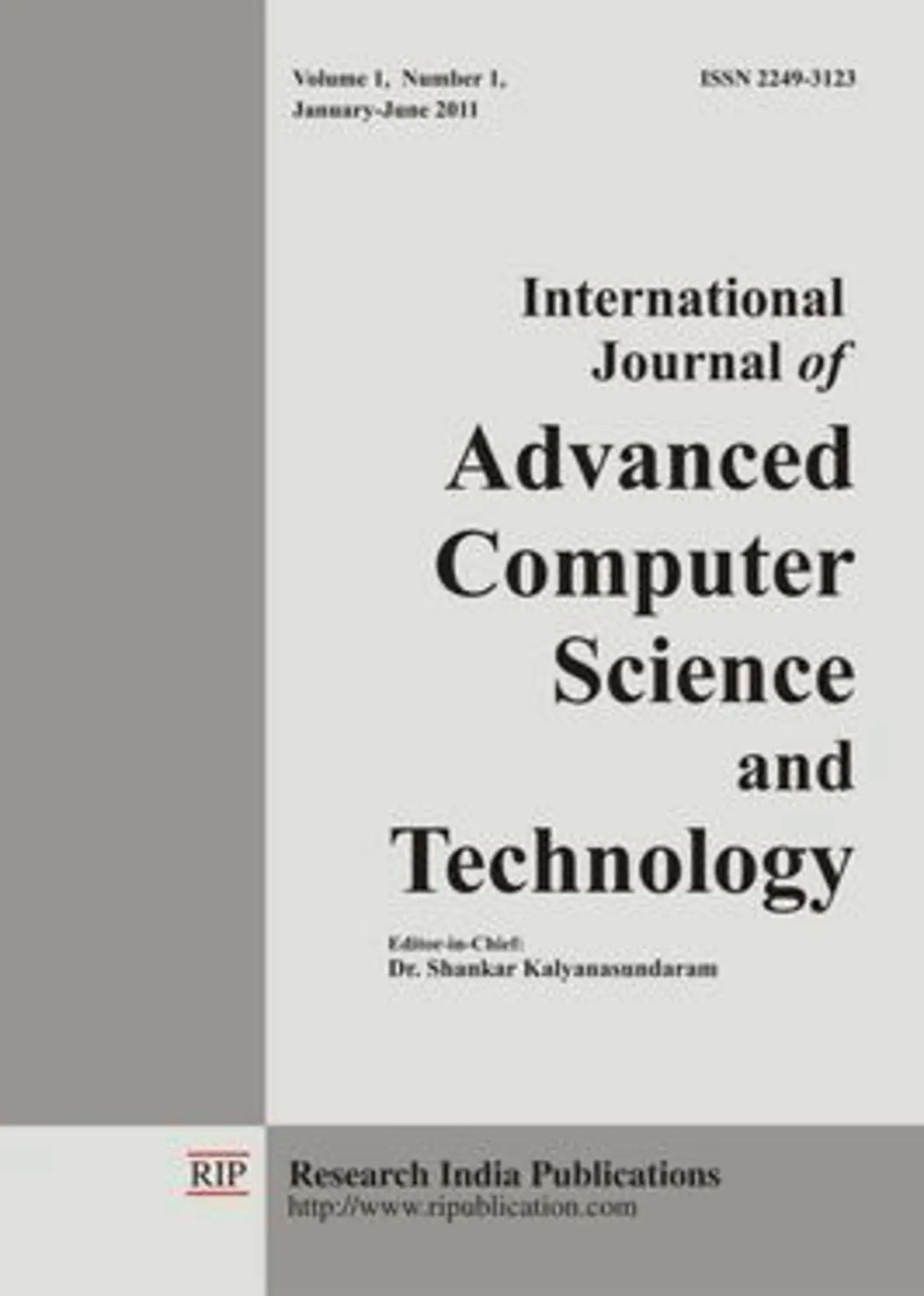 international journal of advanced computer technology