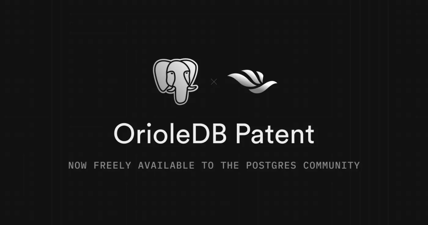 supabase orioledb patent now freely available to the postgres community