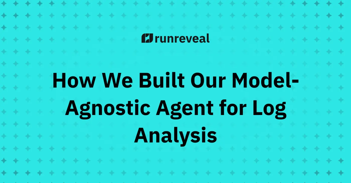 how we built our modelagnostic agent for log analysis