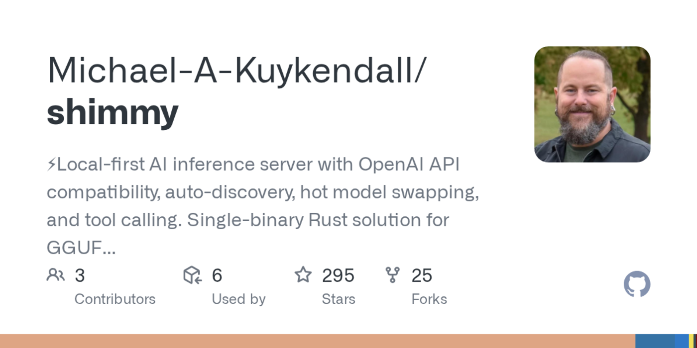 show hn 5mb rust binary that runs huggingface models no python