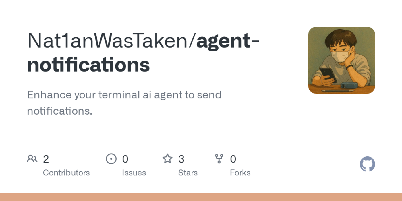 show hn agentnotifications desktop notifications for claude code and codex
