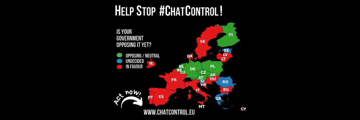 germany is not supporting chatcontrol blocking minority secured