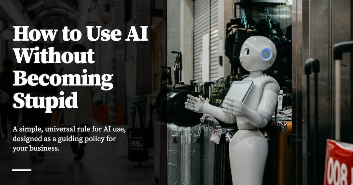 how to use ai without becoming stupid