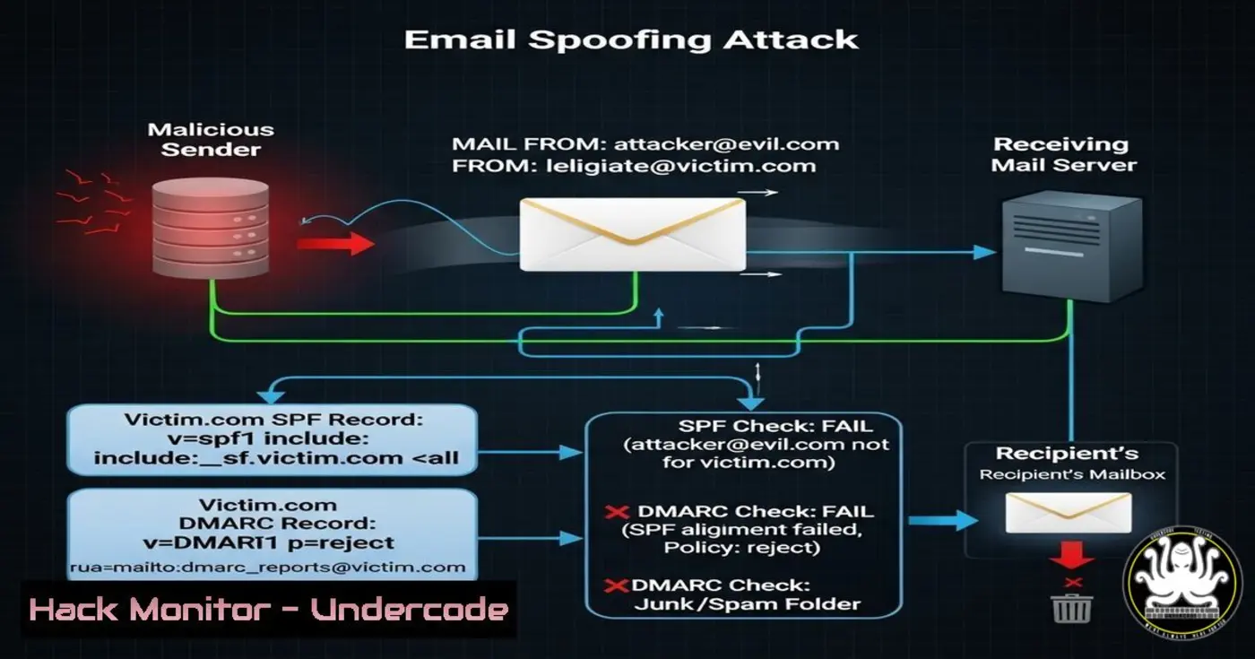 email spoofing exploits spf and dmarc a cybersecurity deep dive