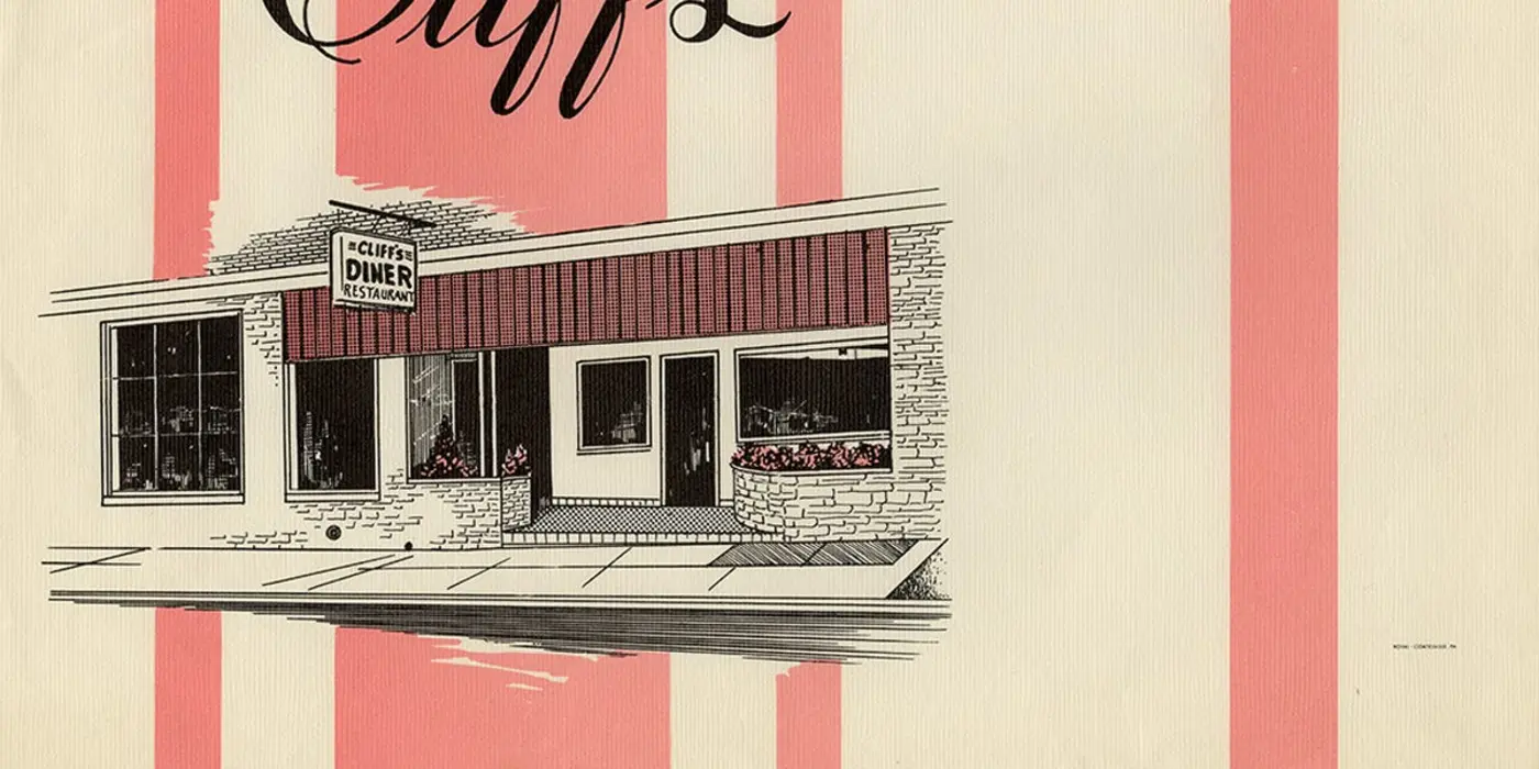 midcentury north american restaurant placemats