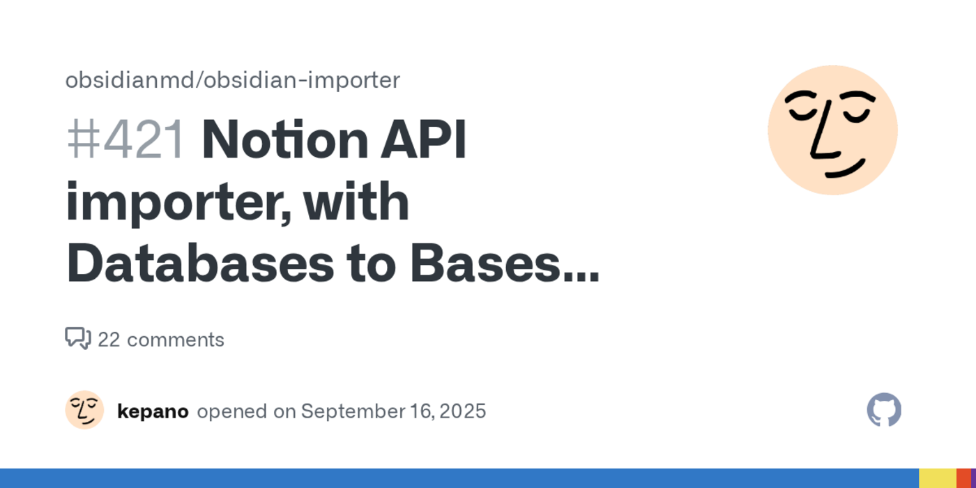 notion api importer with databases to bases conversion bounty