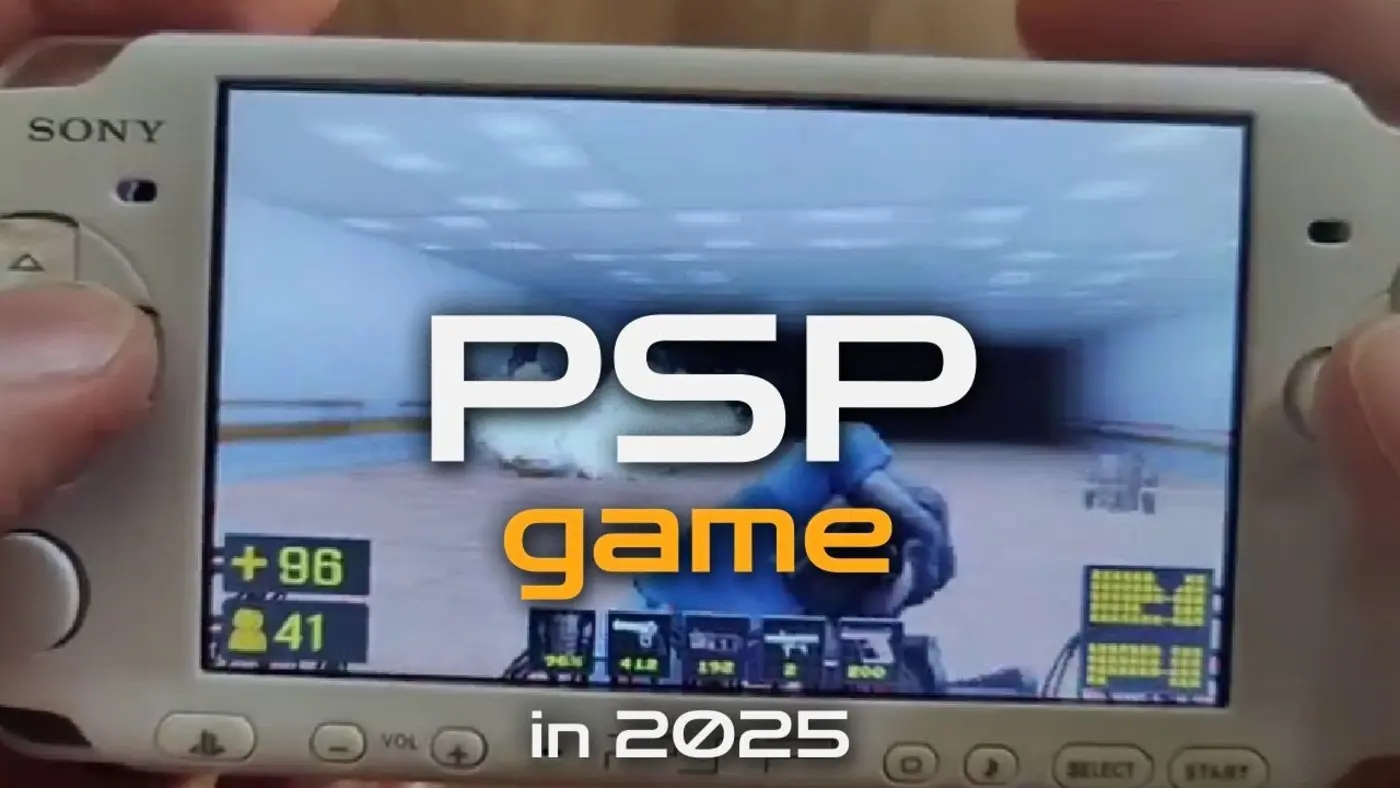 made a psp game in 2025 a true retro nostalgia boomershooter video