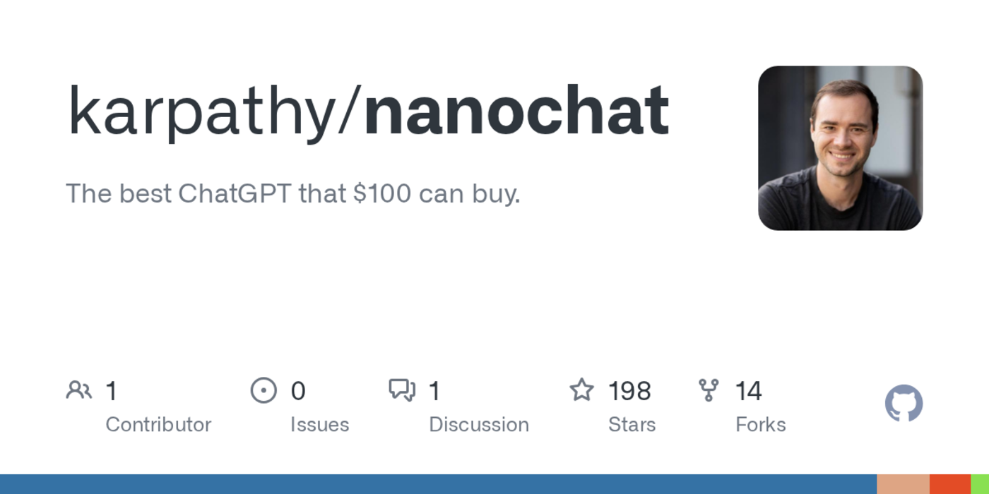 nanochat the best chatgpt that 100 can buy