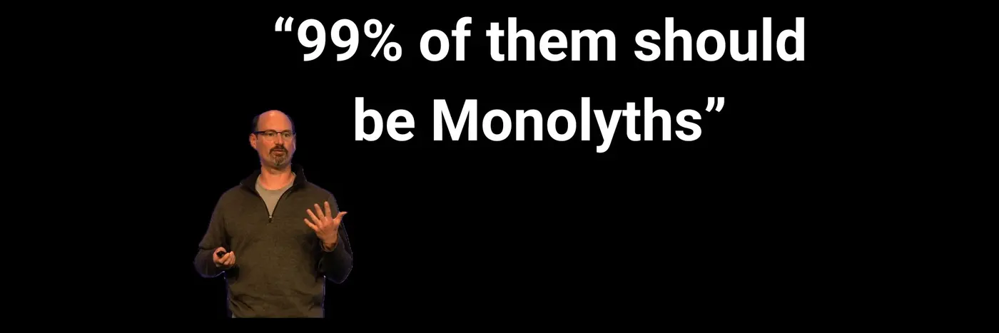 why most apps should start as monoliths