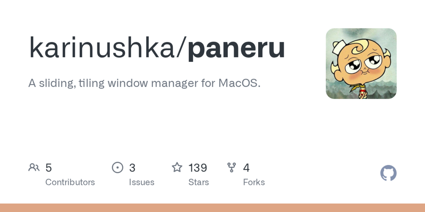 paneru a sliding tiling window manager for macos
