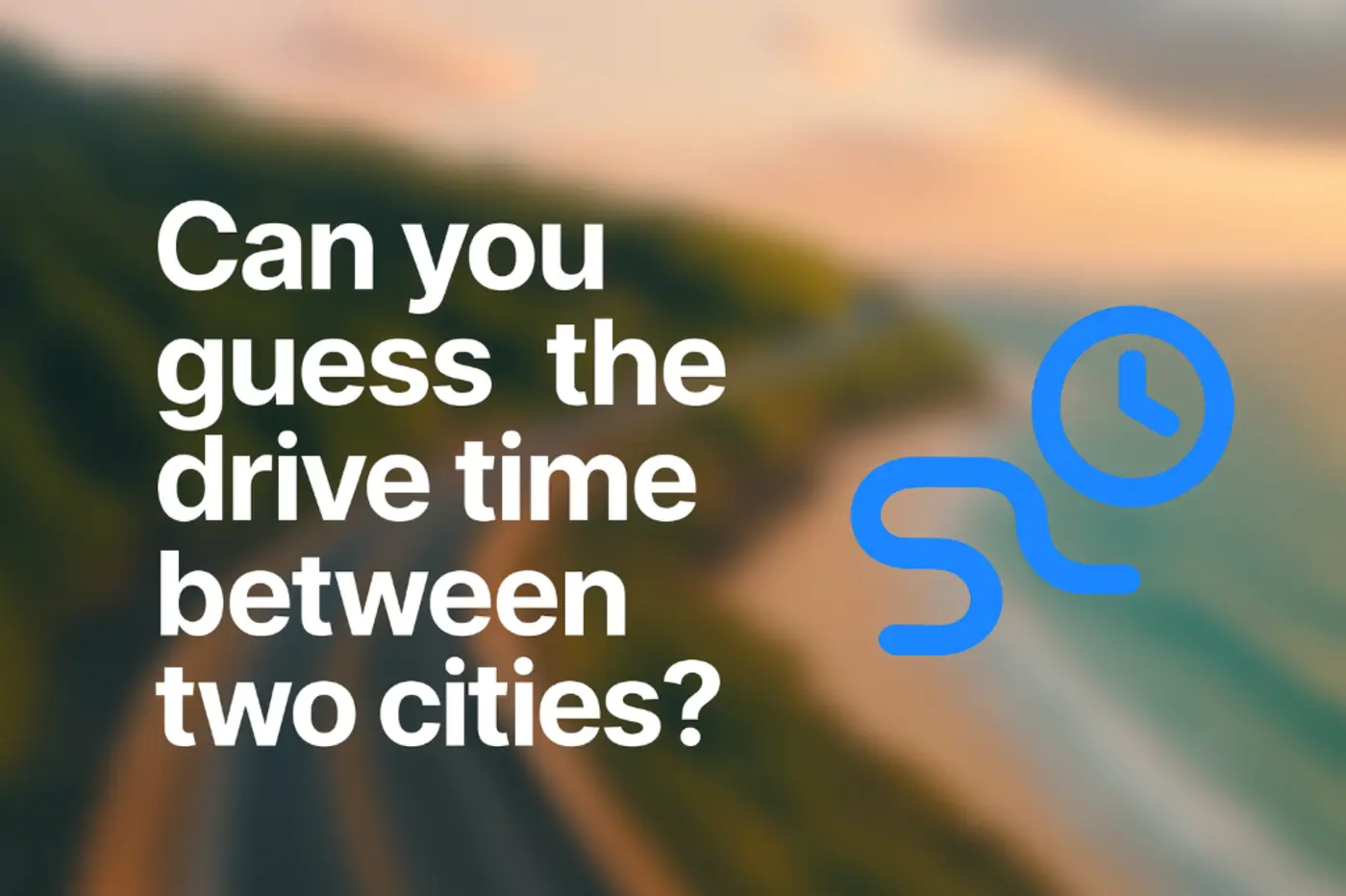 show hn eta guesser realtime traffic guessing game