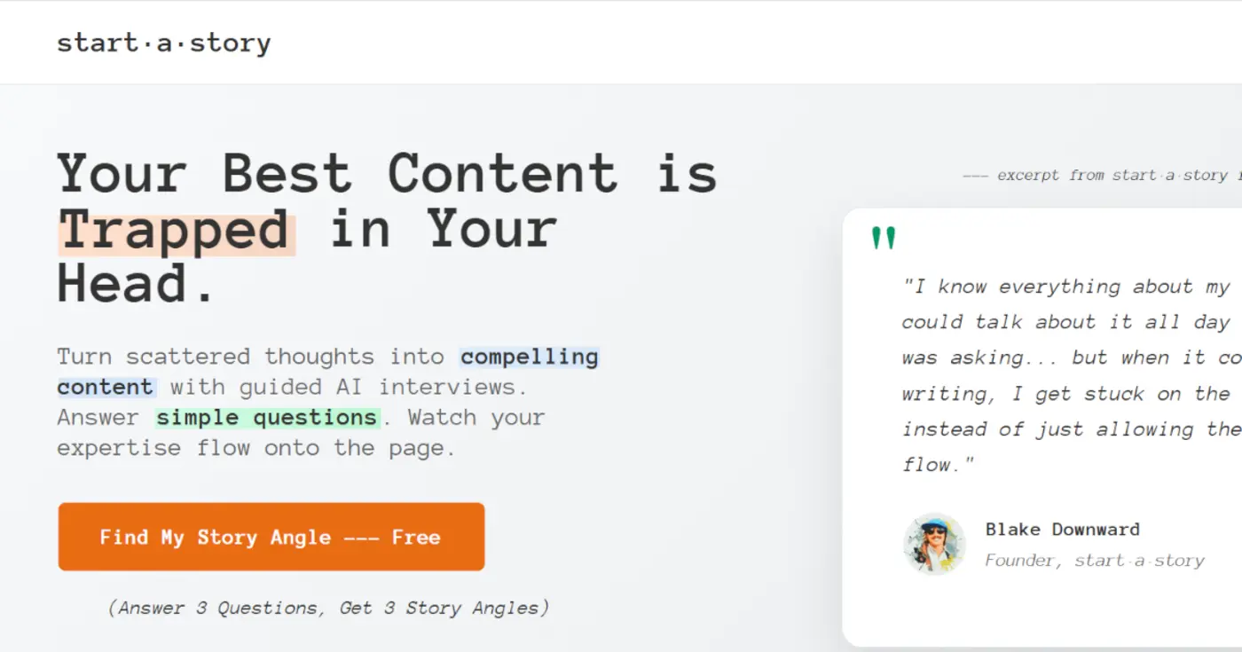 founder story examples that sound human