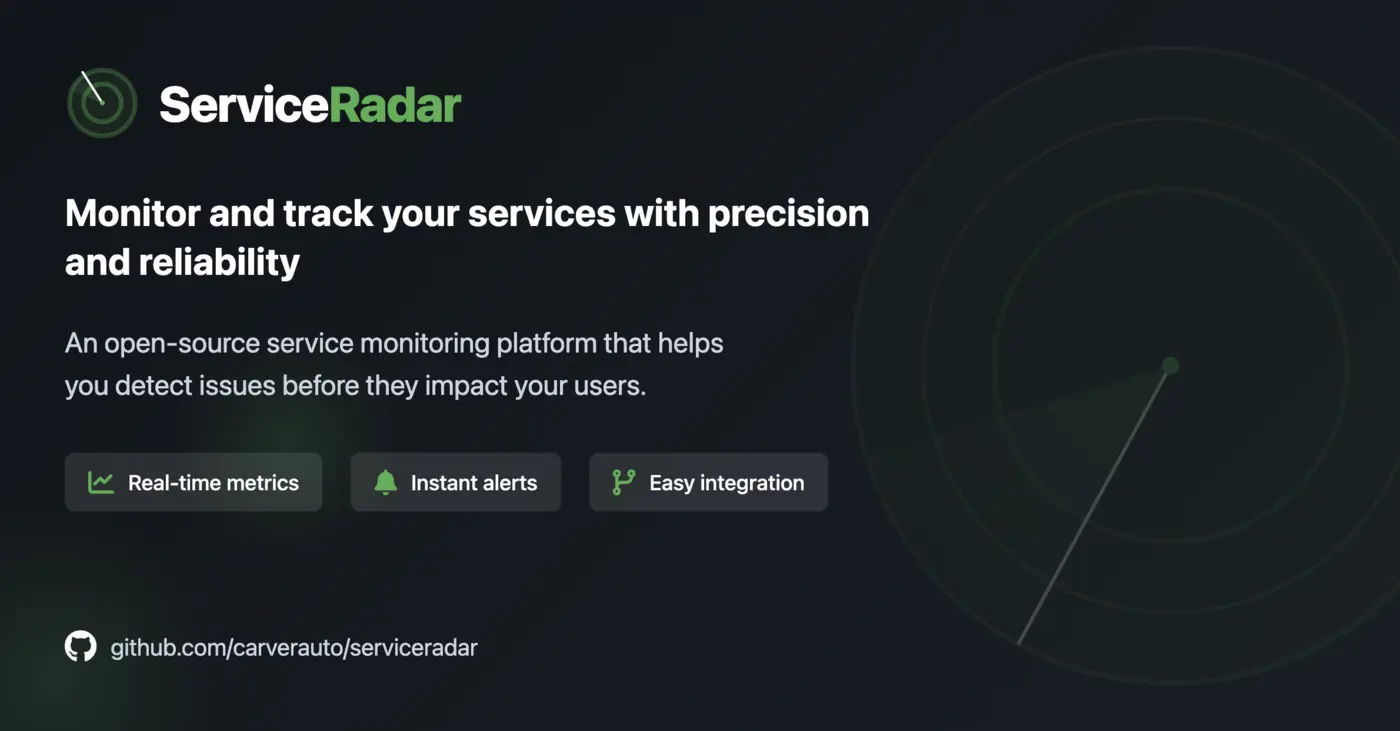 show hn serviceradar opensource network observability platform