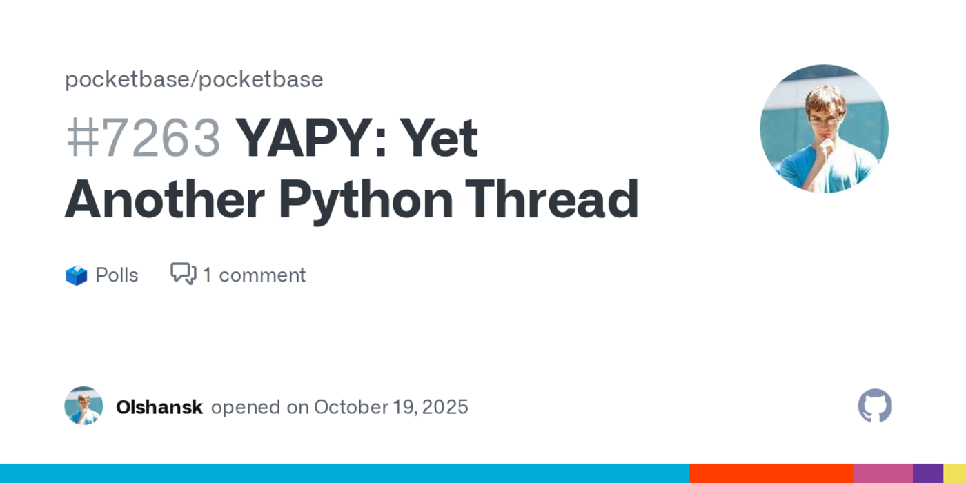 should pocketbase add support for a native python sdk