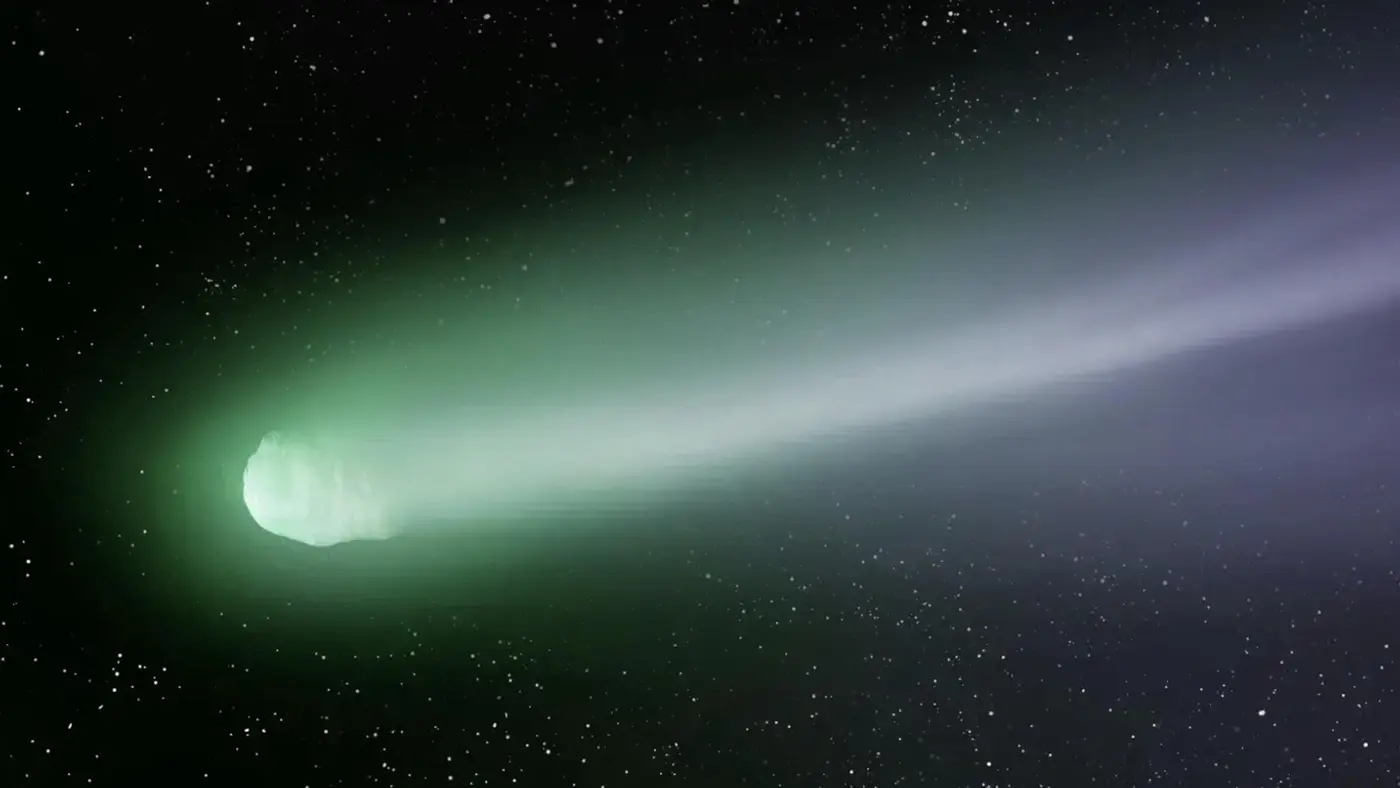 new comet could be 7b years old and contain 455t of nickel