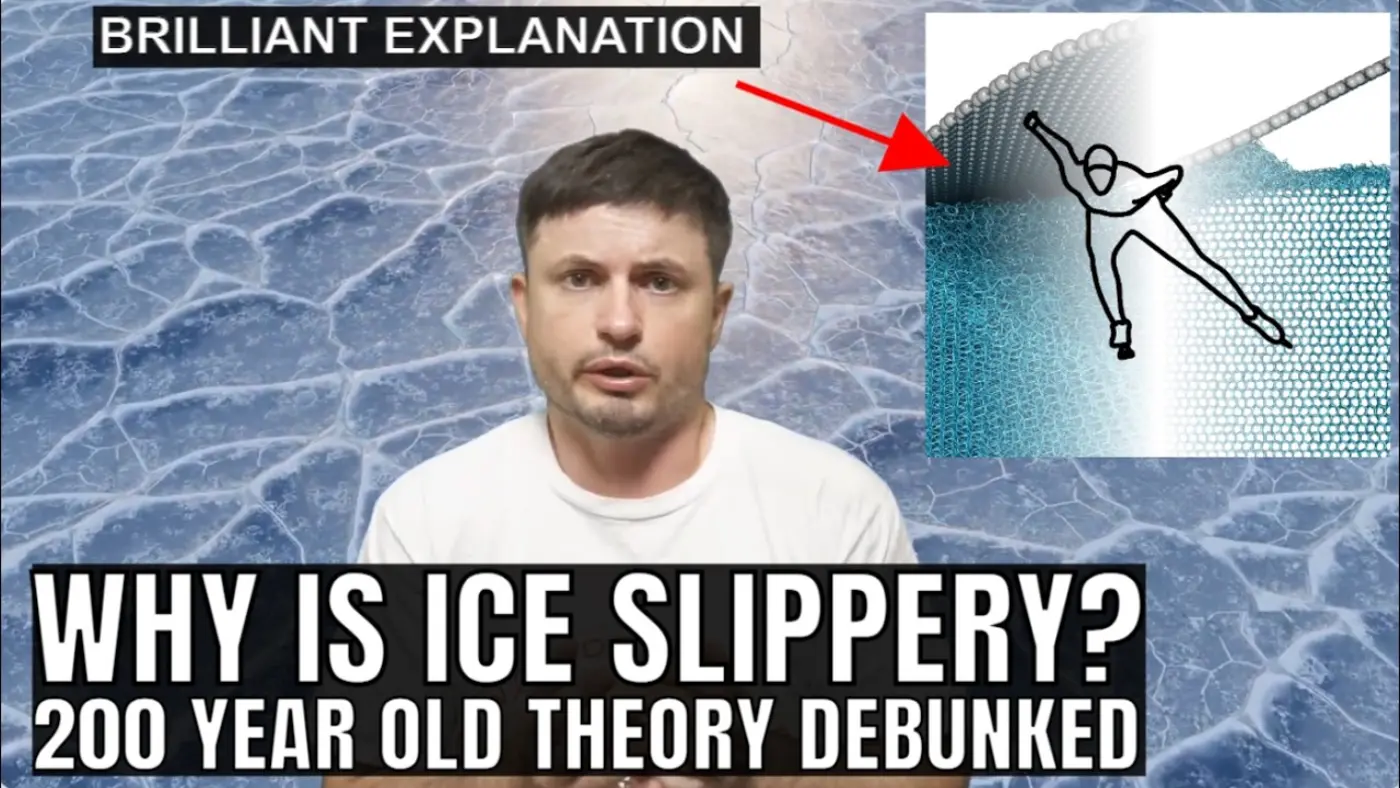for 200 years we were wrong about why water ice is slippery video