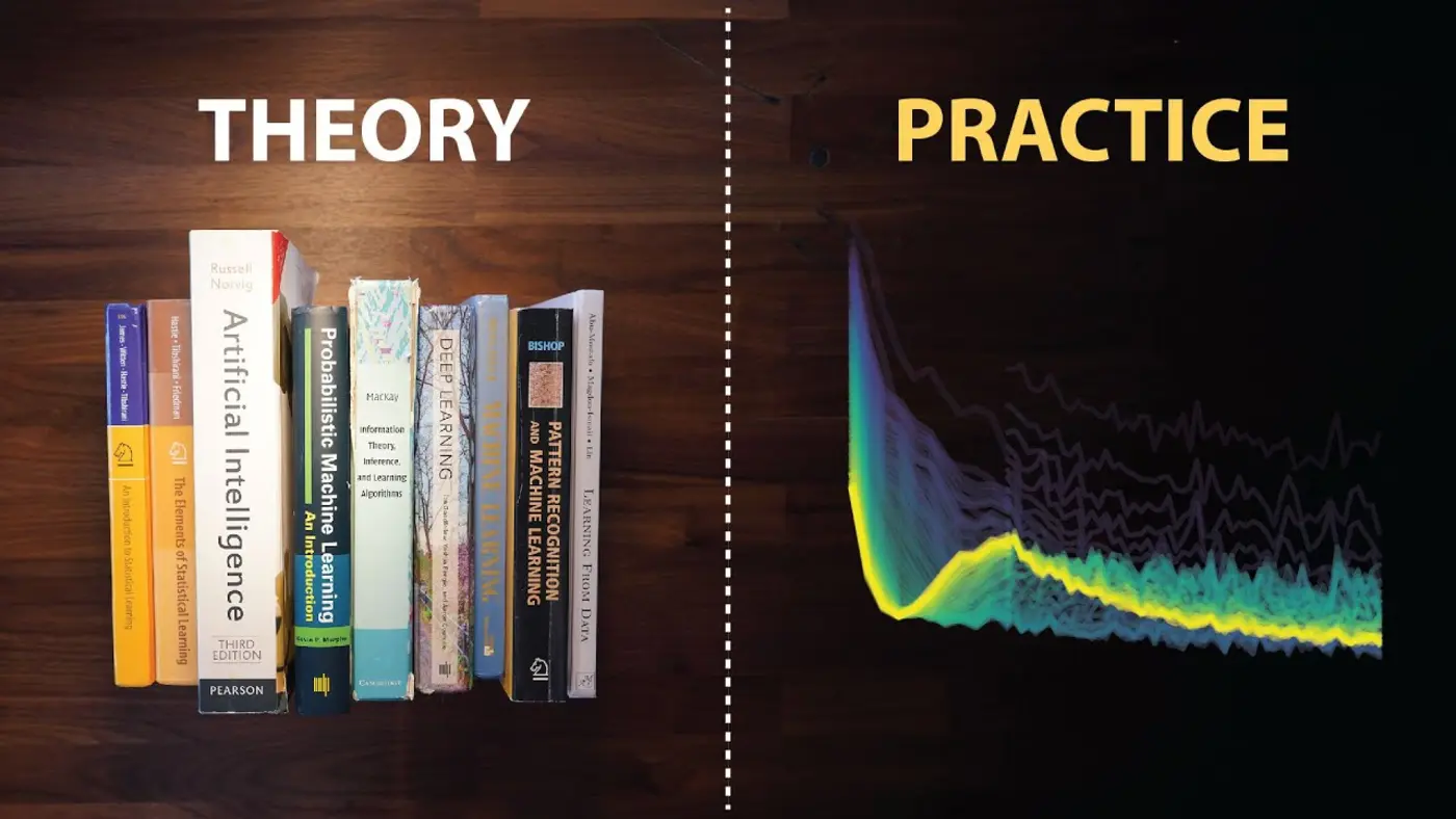 what the books get wrong about ai double descent welch labs video
