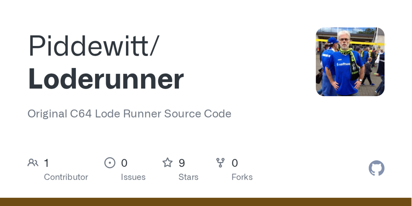 original c64 lode runner source code