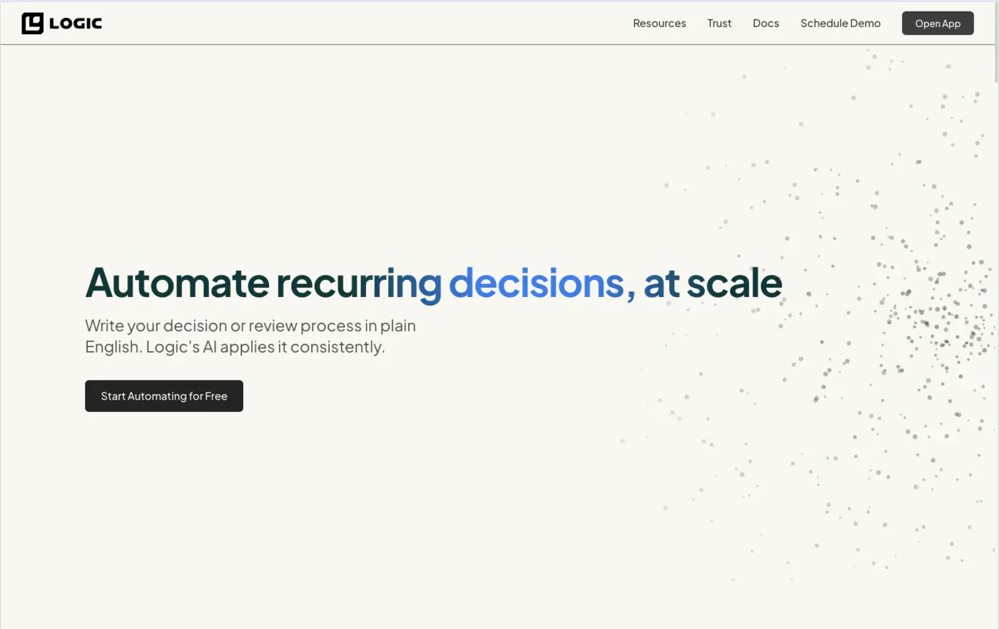 show hn logic inc automate humanintheloop fuzzy decisions
