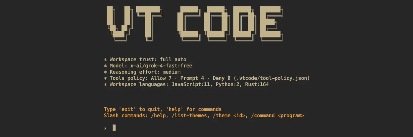 show hn vt code research preview semantic coding agent