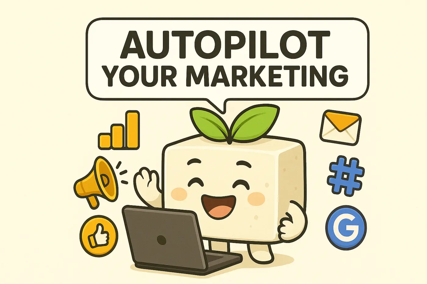 show hn toffu ai marketing agent that executes campaigns through chat