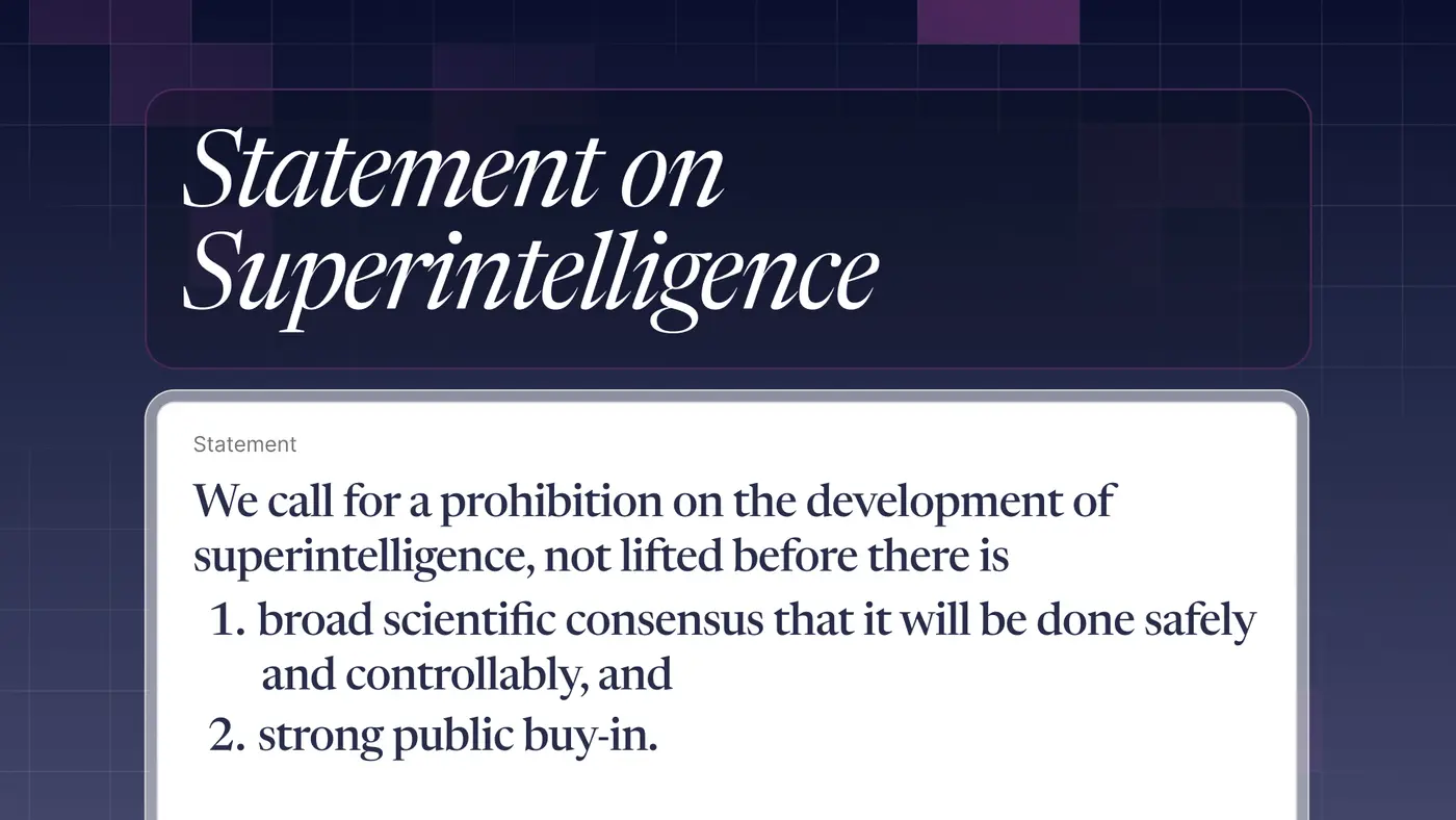 statement on superintelligence