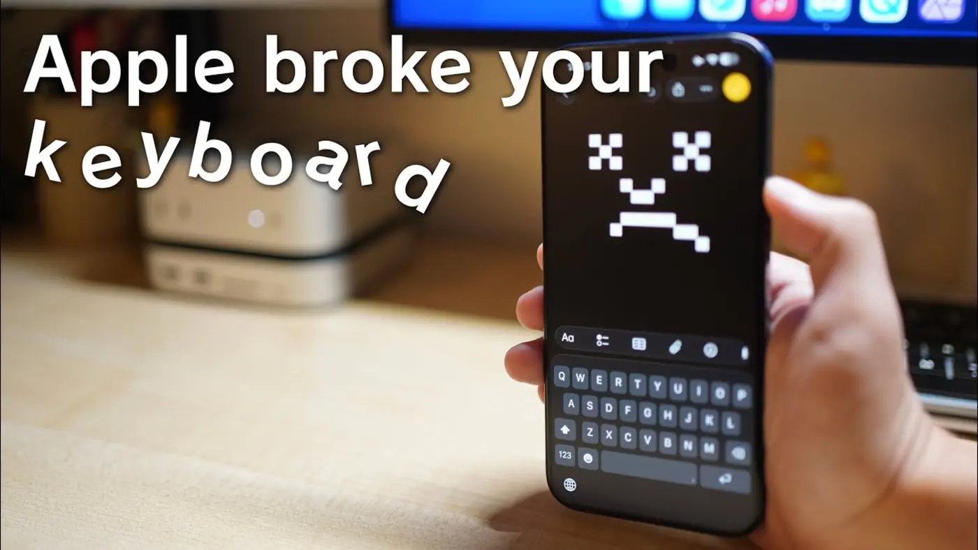 itx27s not just you the ios keyboard is broken video