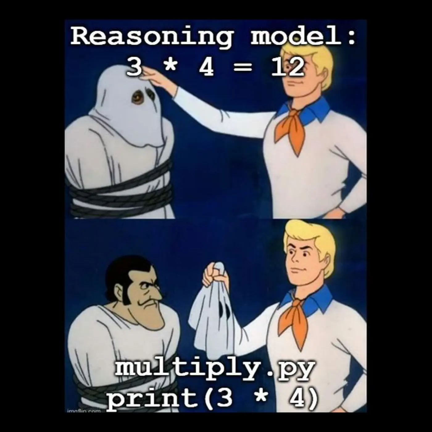 reasoning is not model improvement
