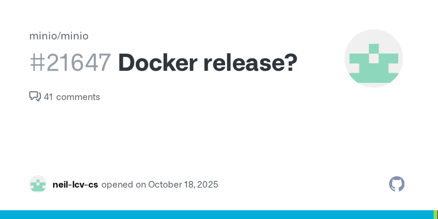 minio declines to release docker builds resolving cve202562506