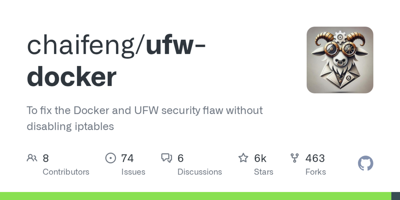 docker overrides ufw rules