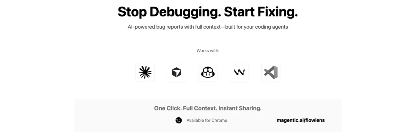 show hn flowlens mcp server for debugging with claude code