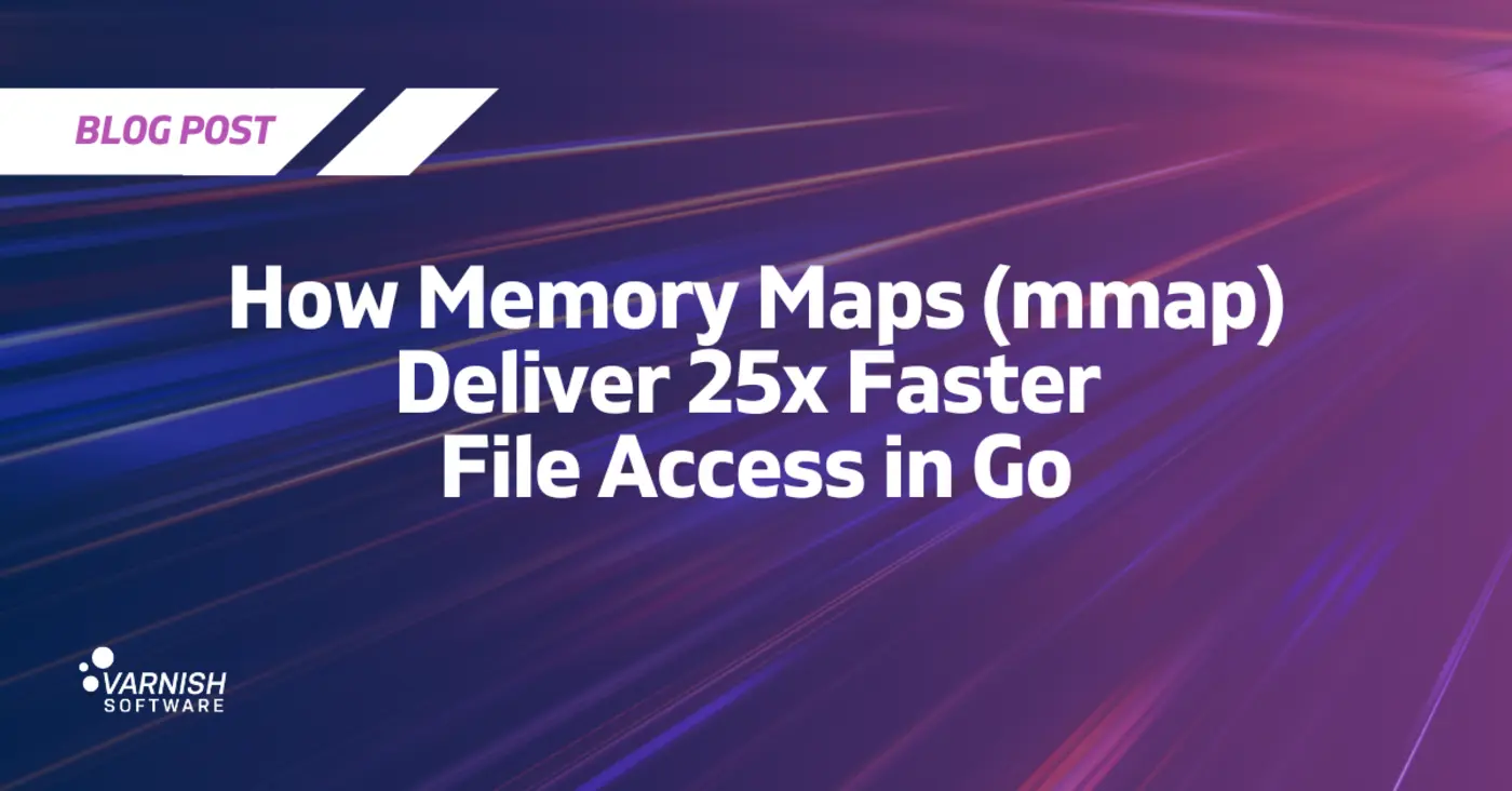 memory maps mmap deliver 25x faster file access in go