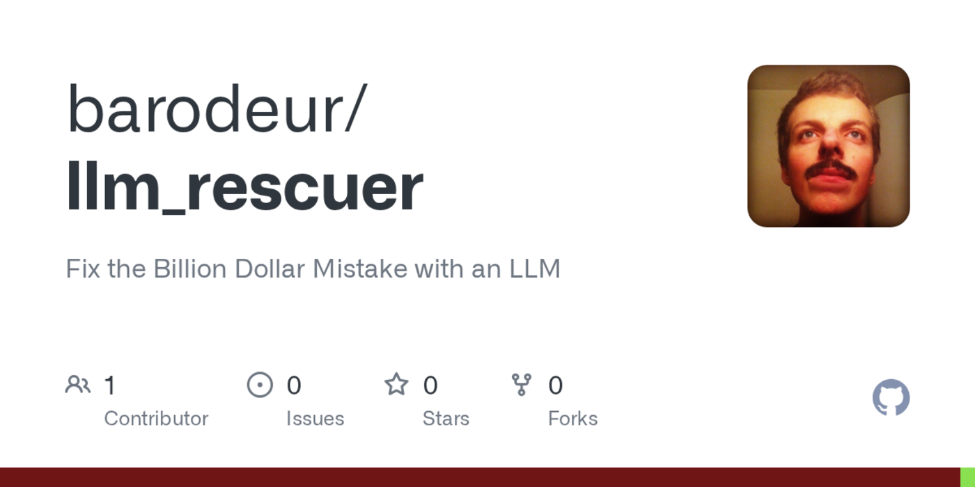 show hn llm rescuer fixing the billion dollar mistake in ruby