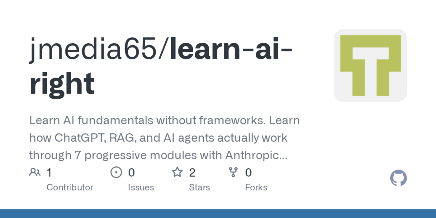 show hn understanding llm fundamentals without frameworks