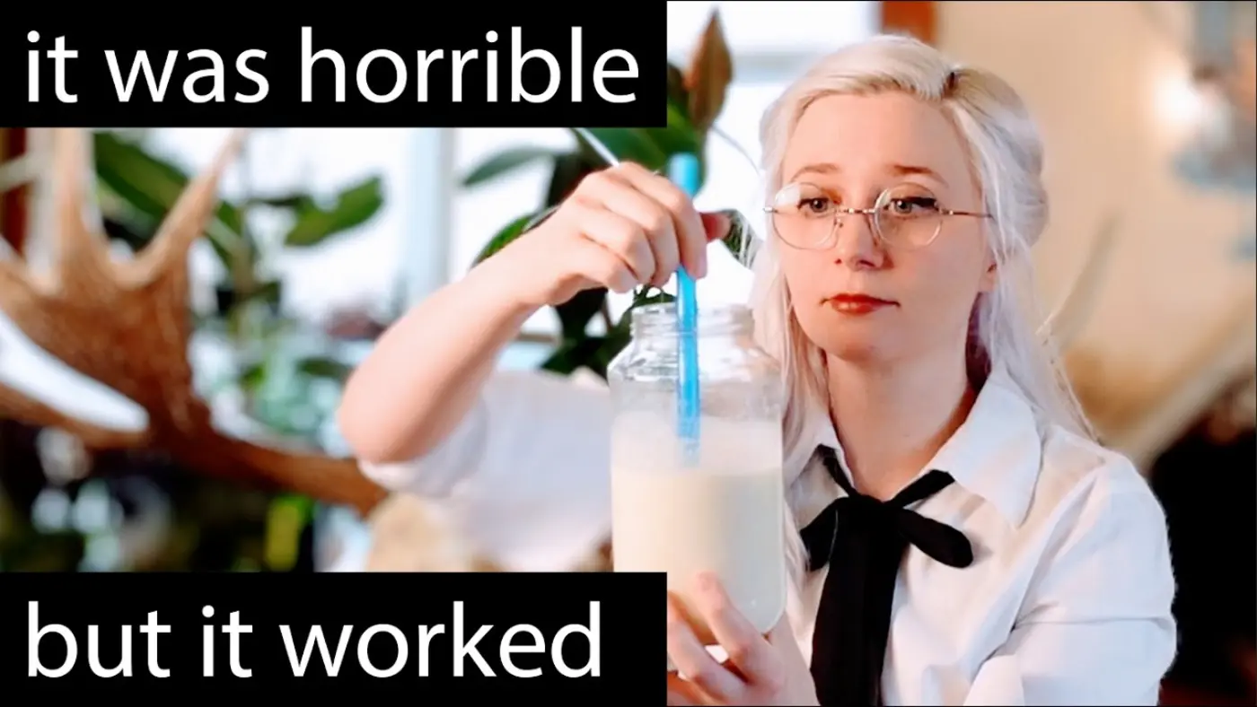 i fixed my lactose intolerance by chugging all the lactose video