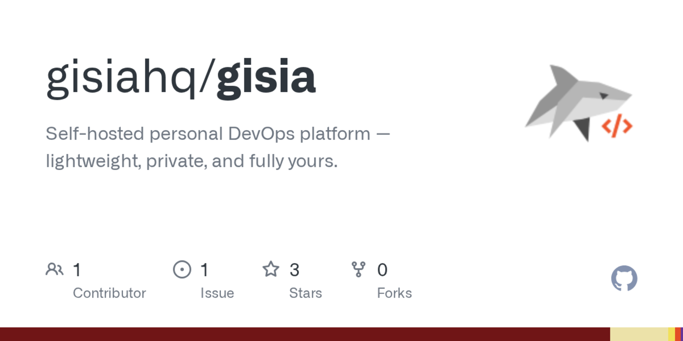 show hn gisia a lightweight selfhosted devops platform