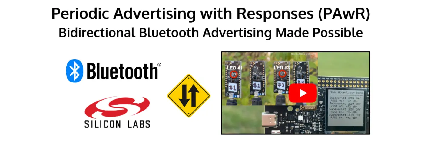 periodic advertising with responses pawr bidirectional bluetooth advertising