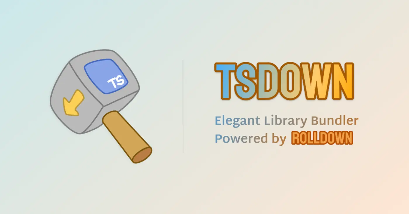 tsdown the elegant bundler for libraries