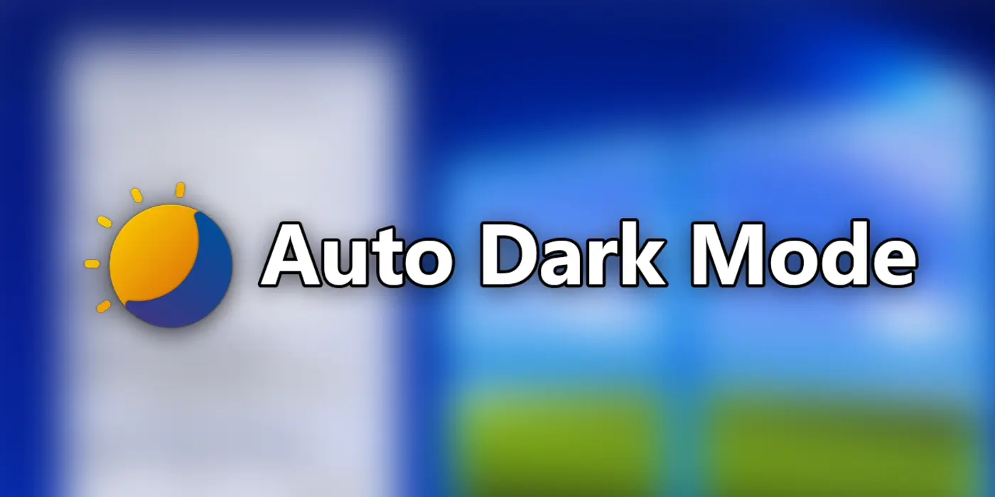 auto dark mode for windows