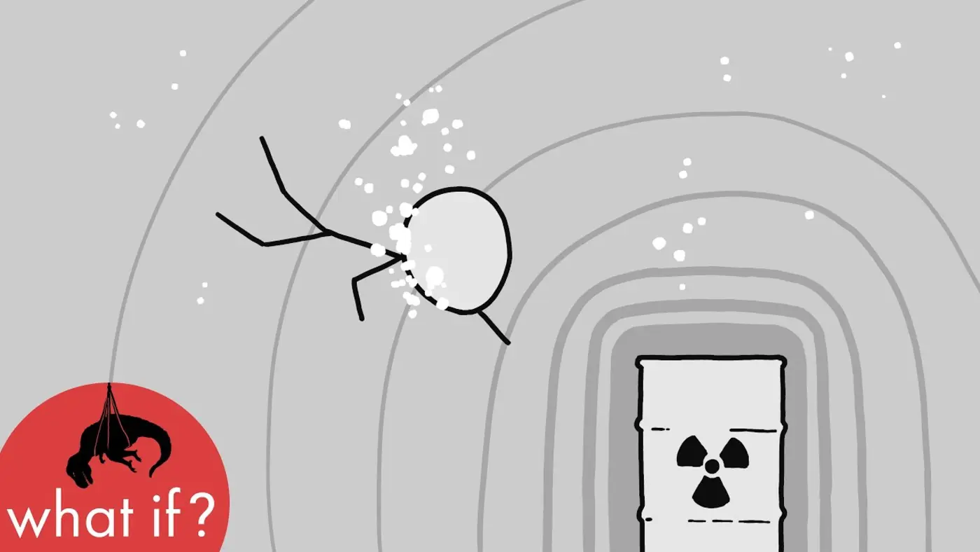 what if you swam in a nuclear storage pool video