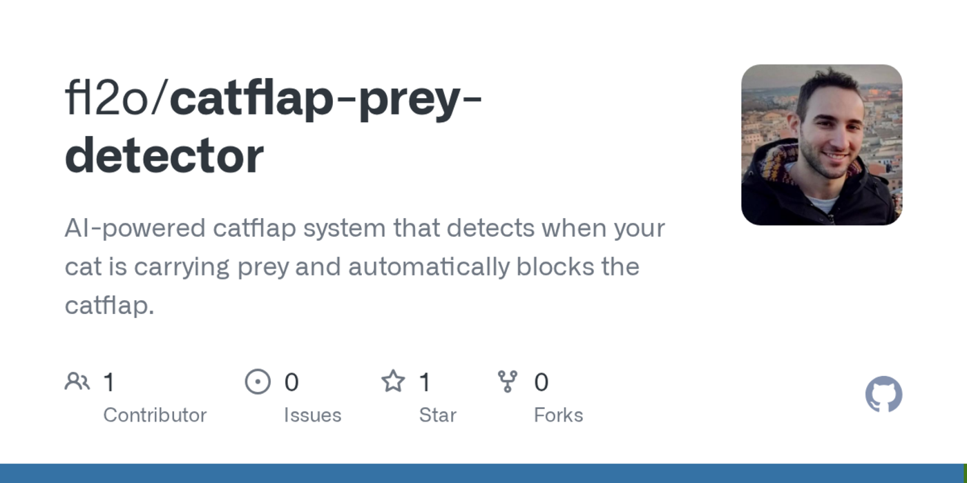 show hn ai catflap prey detector