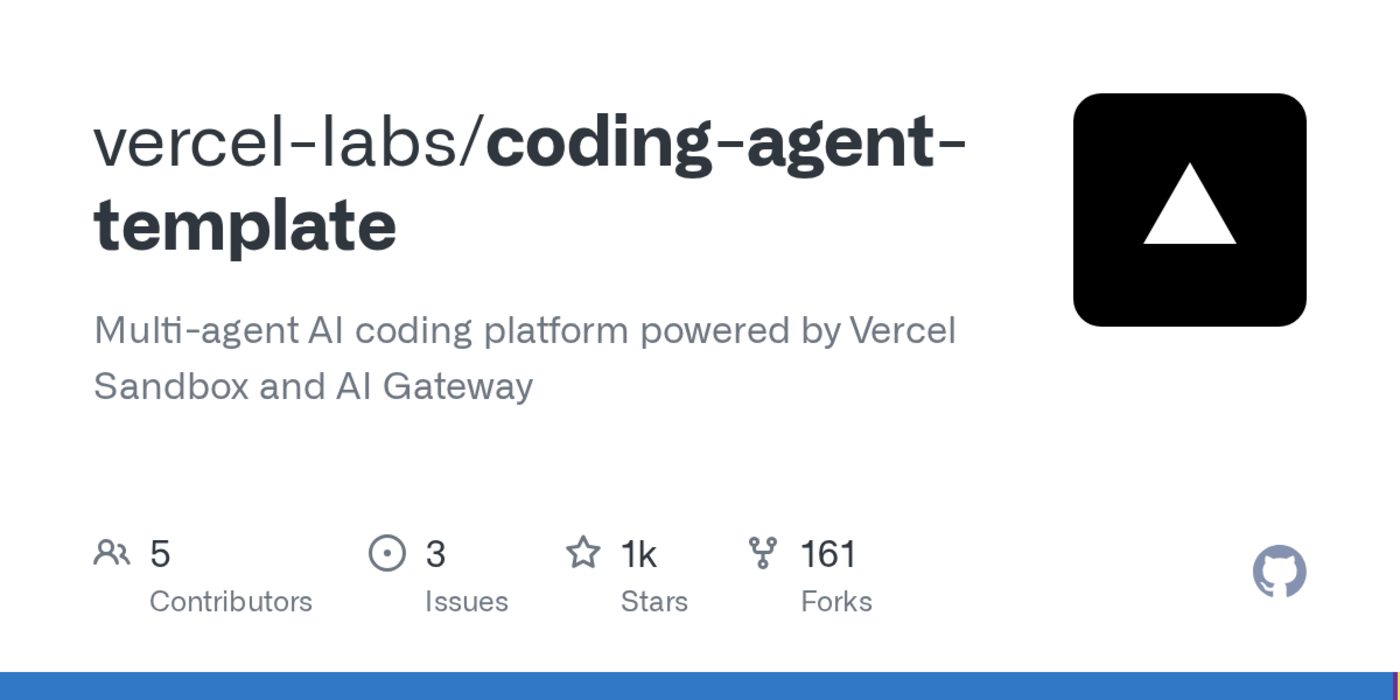 coding agent template multiagent ai coding platform