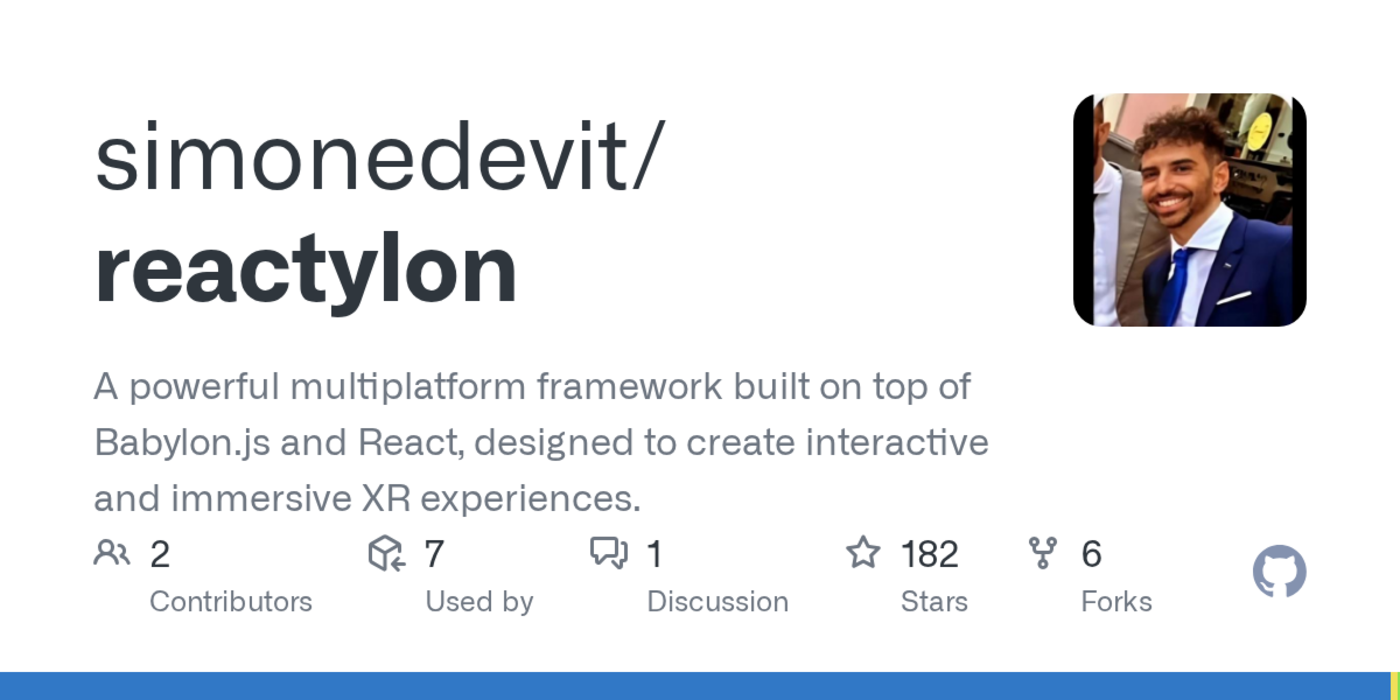reactylon a powerful framework built on top of babylonjs and react