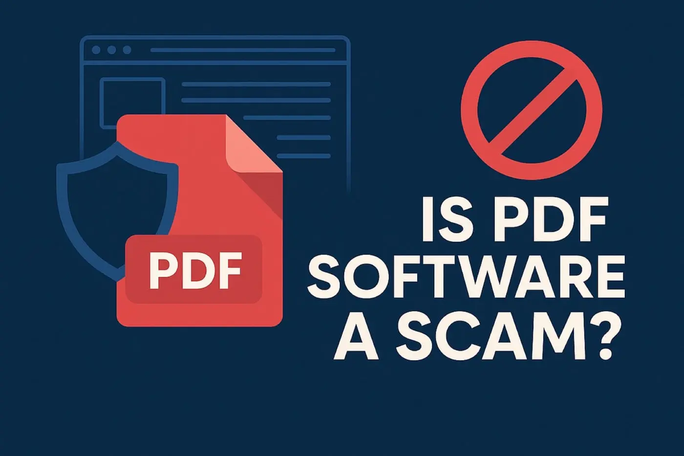 is pdf software a scam the history