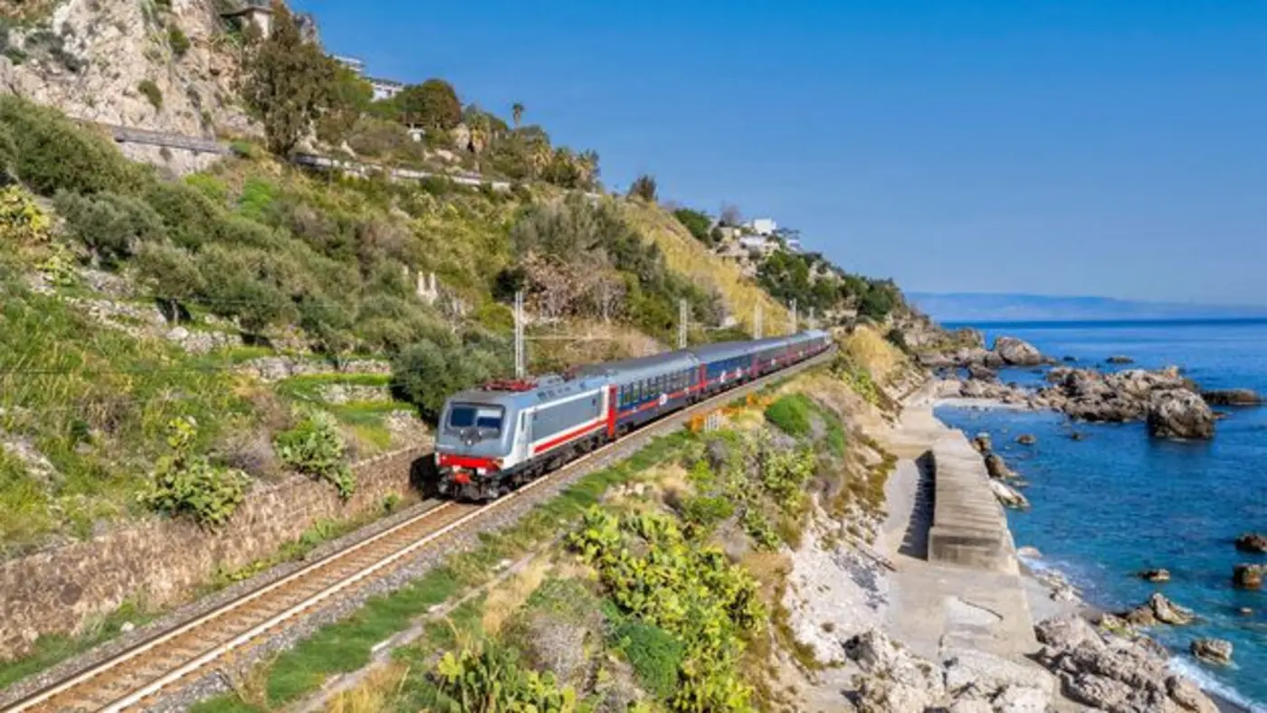 the last european train that travels by sea