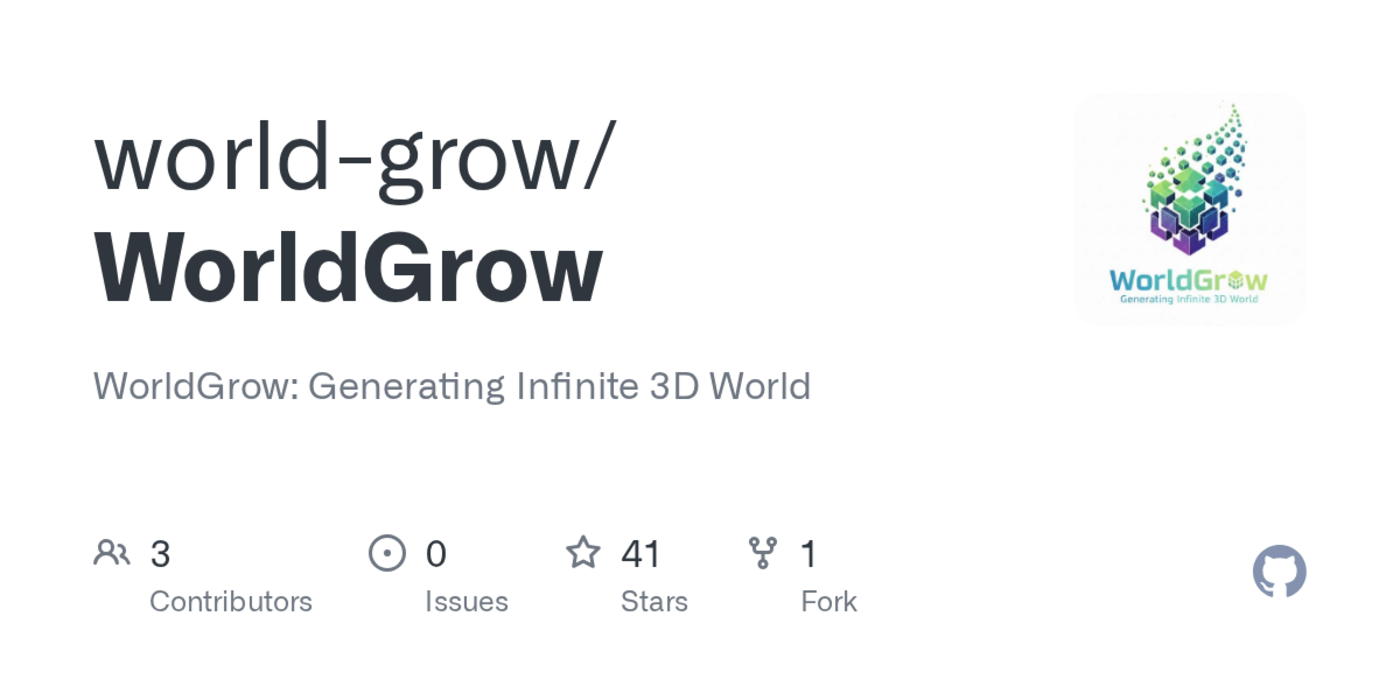 worldgrow generating infinite 3d world