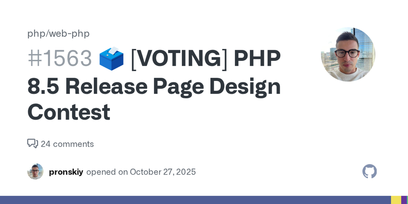 voting php 85 release page design contest