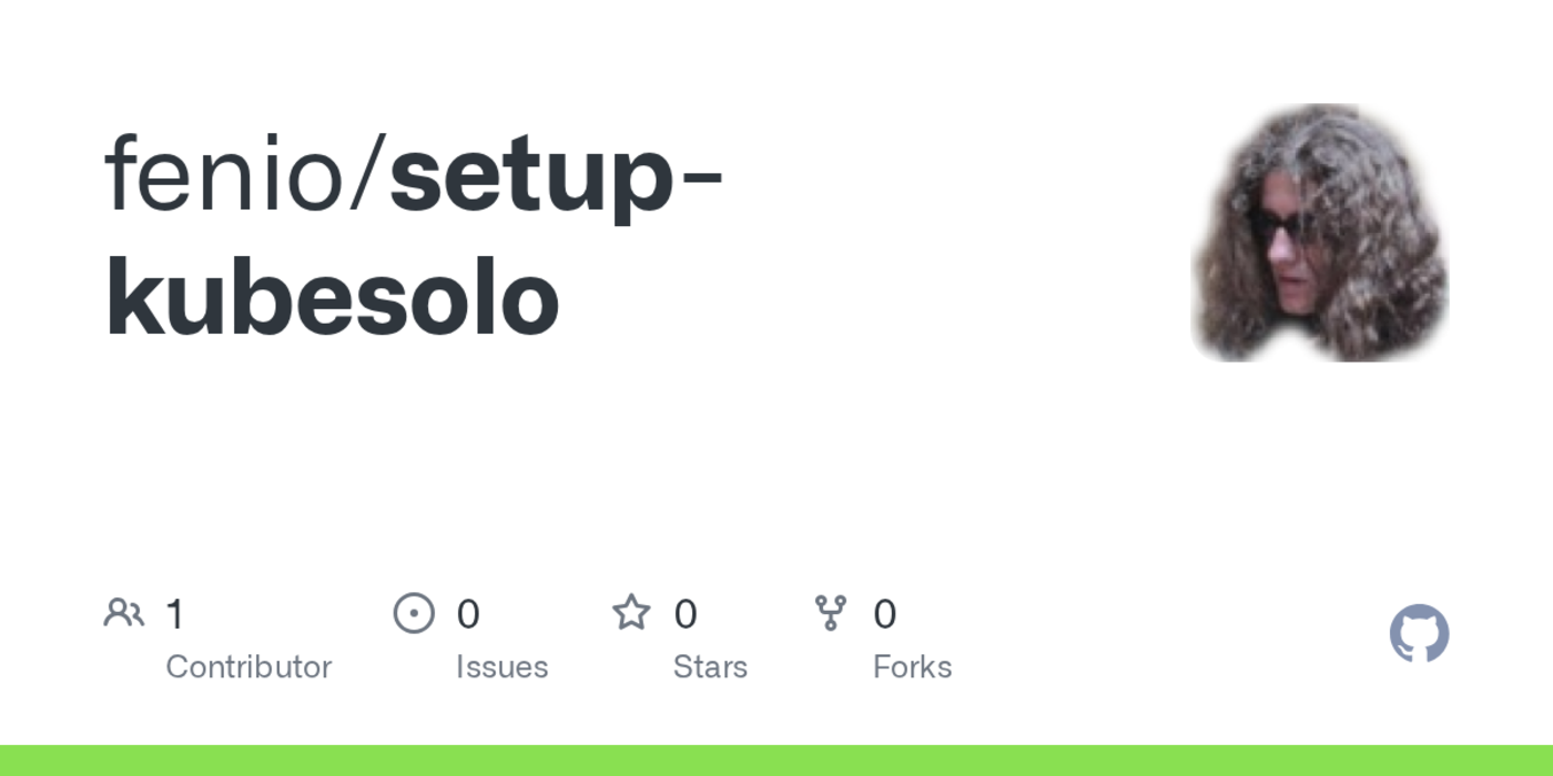 github action to setup kubesolo